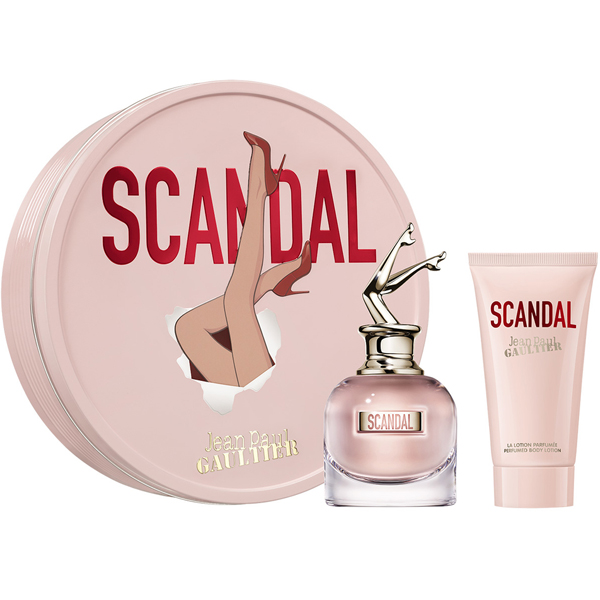 Jean Paul Gaultier Scandal Set (EDP 80ml + BL 75ml) Metal Box pentru Femei