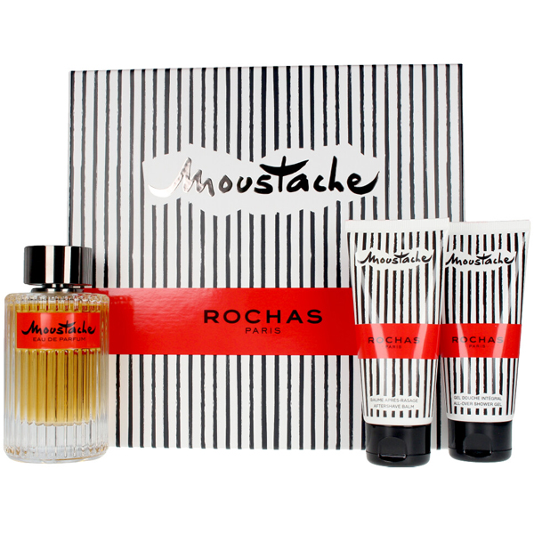 Rochas Moustache Set (EDP 125ml + ASB 100ml + SG 100ml) pentru Bărbați