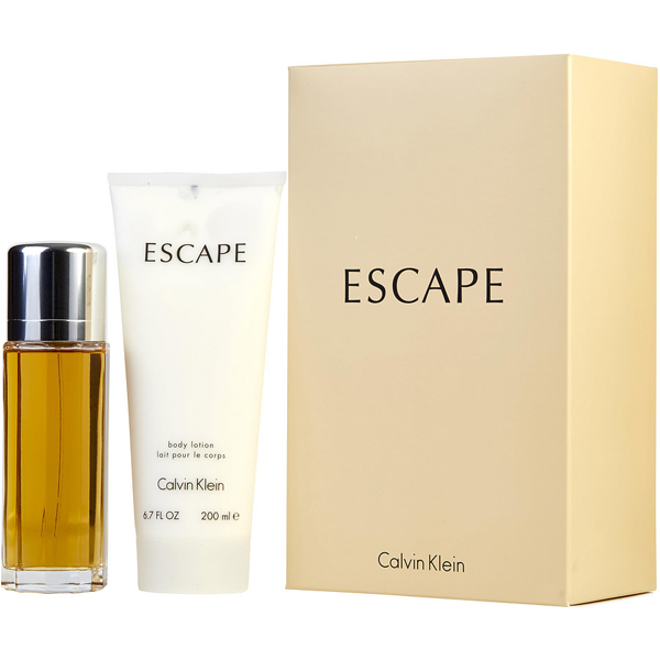 Calvin klein escape set (edp 100ml + bl 200ml) pentru femei