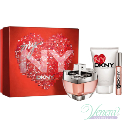 DKNY My NY Set (EDP 100ml + BL 100ml + Roll On 10ml) pentru Femei Seturi