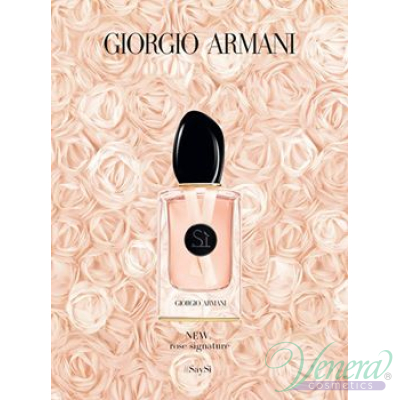 Armani Si Rose Signature II EDP 100ml for Women Without Package Products without package