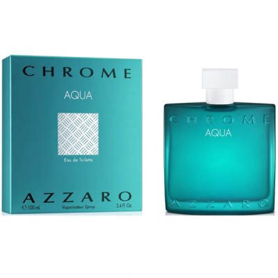 Azzaro Chrome Aqua EDT 100ml  pentru Bărbați Parfumuri pentru Bărbați