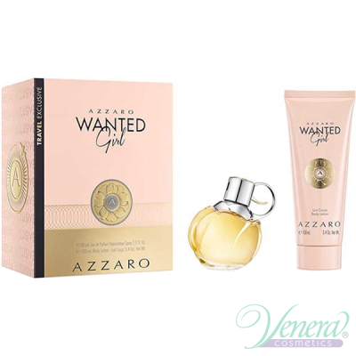 Azzaro Wanted Girl Set (EDP 80ml + BL 100ml) pentru Femei Parfumuri pentru Femei