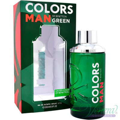 Benetton Colors Man Green EDT 200ml pentru Bărbați Arome pentru Bărbați