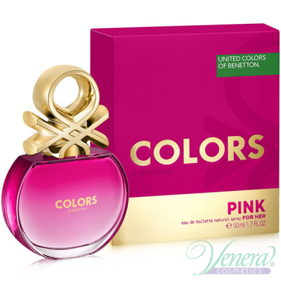 Benetton Colors de Benetton Pink EDT 50ml pentru Femei AROME PENTRU FEMEI