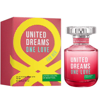 Benetton United Dreams One Love EDT 80ml pentru Femei Parfumuri pentru Femei