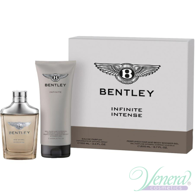 Bentley Infinite Intense Set (EDP 100ml + SG 200ml) pentru Bărbați Seturi Cadou