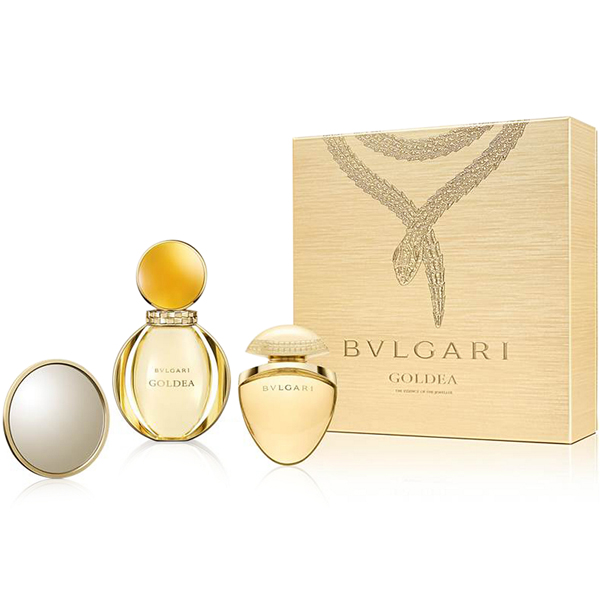 Bvlgari Goldea Set (EDP 50ml + EDP 25ml Jewel Charm + Mirror) pentru Femei