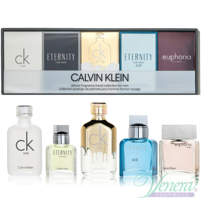 Calvin Klein Deluxe Collection Miniature 5 x EDT 10ml pentru Bărbați Seturi