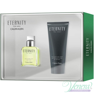 Calvin Klein Eternity Set (EDT 30ml + Hair & Body Wash 100ml) pentru Bărbați Seturi