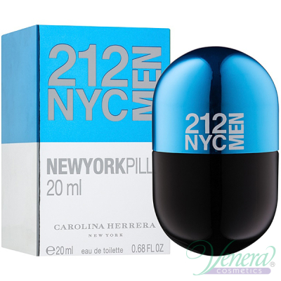 Carolina Herrera 212 NYC Men Pills EDT 20ml pentru Bărbați Men's Fragrance