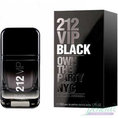 Carolina Herrera 212 VIP Black EDP 50ml pentru Bărbați Men's Fragrance