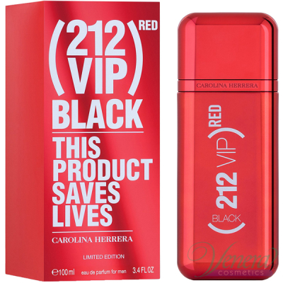 Carolina Herrera 212 VIP Black Red EDP 100ml pentru Bărbați Arome pentru Bărbați