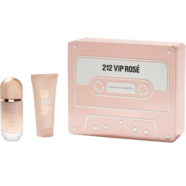 Carolina Herrera 212 VIP Rose Set (EDP 50ml + BL 75ml) pentru Femei