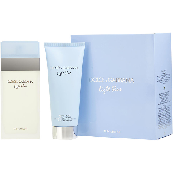 Dolce&Gabbana Light Blue Set (EDT 100ml + Body Cream 100ml) pentru Femei