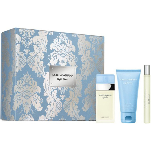 Dolce&amp;Gabbana Light Blue Set (EDT 50ml + Body Cream 50ml + EDT 10ml) pentru Femei