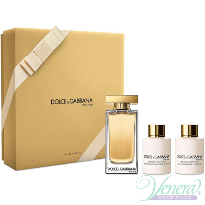 Dolce&Gabbana The One Eau de Toilette Set (EDT 100ml + BL 100ml + SG 100ml) pentru Femei Seturi