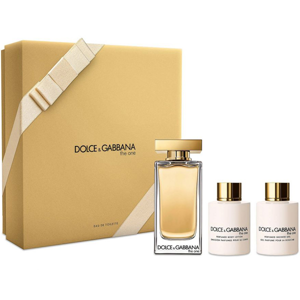 Dolce&Gabbana The One Eau de Toilette Set (EDT 100ml + BL 100ml + SG 100ml) pentru Femei