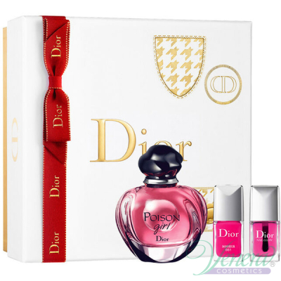 Dior Poison Girl Set (EDP 50ml + Nail Glow 7ml + Dior Vernis 7ml) pentru Femei Seturi