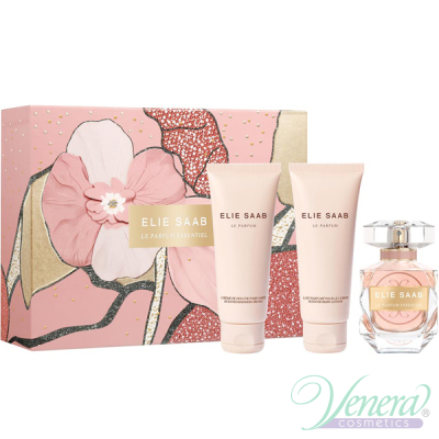 Elie Saab Le Parfum Essentiel Set (EDP 50ml + BL 75ml + SG 75ml) pentru Femei Seturi