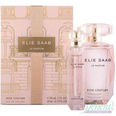 Elie Saab Le Parfum Rose Couture Set (EDT 90ml + EDT 10ml) pentru Femei Women's Gift sets
