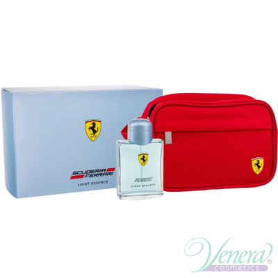 Ferrari Scuderia Ferrari Light Essence Set (EDT 125ml + Cosmetic Bag) pentru Bărbați Men's Gift sets
