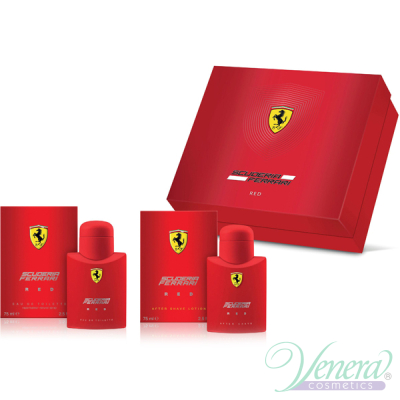 Ferrari Scuderia Ferrari Red Set (EDT 75ml + After Shave Lotion 75ml) pentru Bărbați Seturi