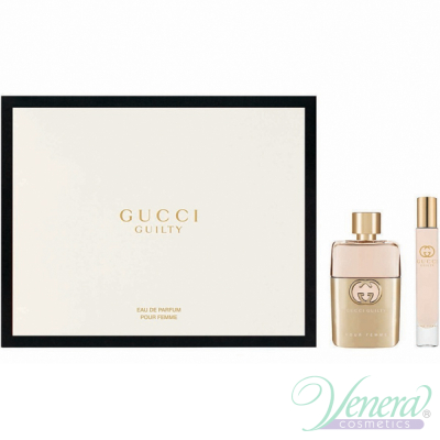 Gucci Guilty Eau de Parfum Set (EDP 50ml + EDP 7,4ml Roller Ball) pentru Femei Seturi