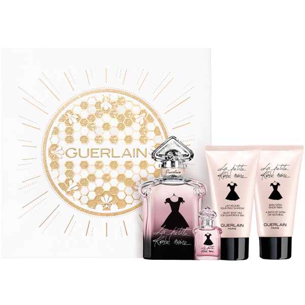 Guerlain La Petite Robe Noire Set (EDP 100ml + EDP 5ml + BL 75ml + SG 75ml) pentru Femei