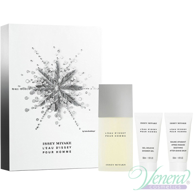 Issey Miyake L'Eau D'Issey Pour Homme Set (EDT 75ml + AS Balm 50ml + SG 50ml) for Men  Sets
