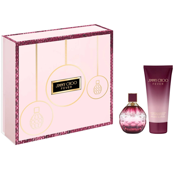 Jimmy Choo Fever Set (EDP 60ml + BL 100ml) pentru Femei