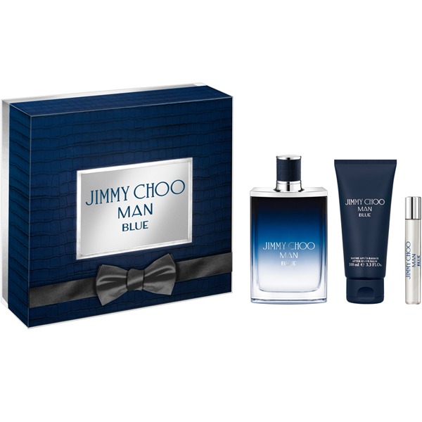 Jimmy Choo Man Blue Set (EDT 100ml + AS Balm 100ml + EDT 7.5ml) pentru Bărbați