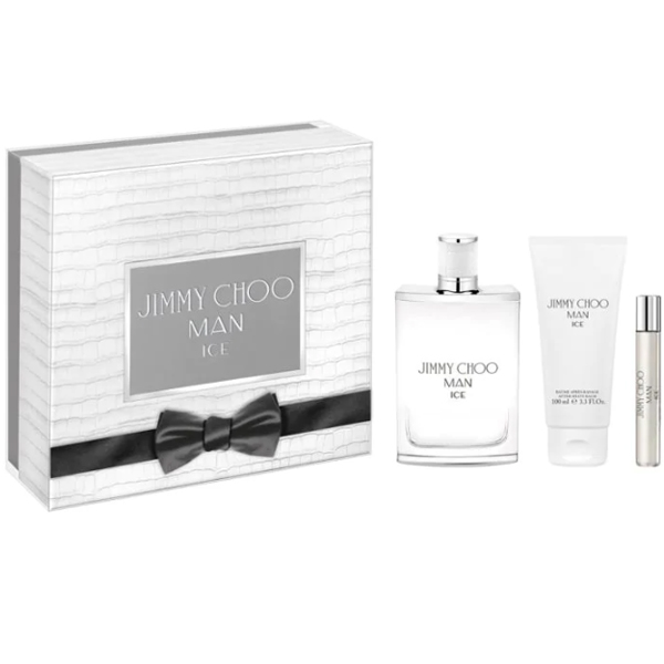 Jimmy Choo Man Ice Set (EDT 100ml + AS Balm 100ml + EDT 7.5ml) pentru Bărbați