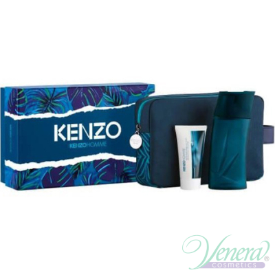 Kenzo Pour Homme Set (EDT 100ml + AS Balm 50ml + Pouch) pentru Bărbați Seturi