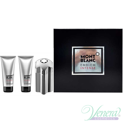 Montblanc Emblem Intense Set (EDT 100ml + AS Balm 100ml + SG 100ml) for Men Sets