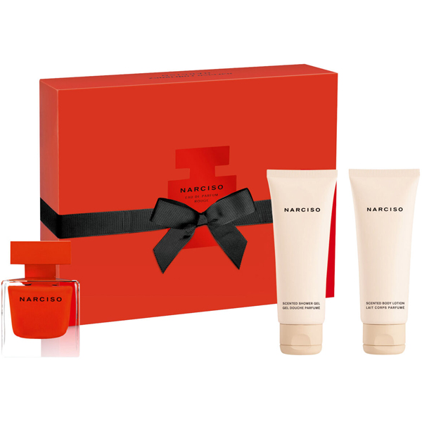 Narciso Rodriguez Narciso Rouge Set (EDP 50ml + BL 75ml + SG 75ml) pentru Femei