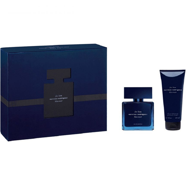 Narciso Rodriguez for Him Bleu Noir Eau de Parfum Set (EDP 50ml + SG 200ml) pentru Bărbați