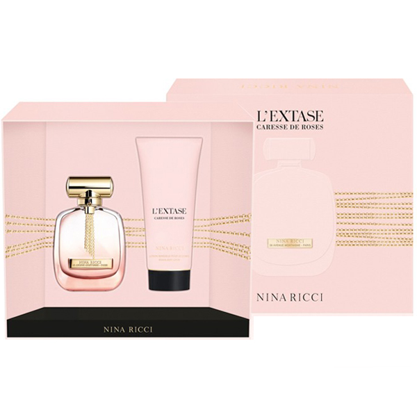 Nina Ricci L\'Extase Caresse de Roses Set (EDP 50ml + BL 100ml) pentru Femei