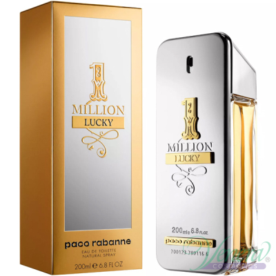 Paco Rabanne 1 Million Lucky EDT 200ml pentru Bărbați Men's Fragrance