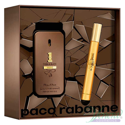 Paco Rabanne 1 Million Prive Set (EDP 50ml + EDP 10ml) pentru Bărbați Men's Gift sets