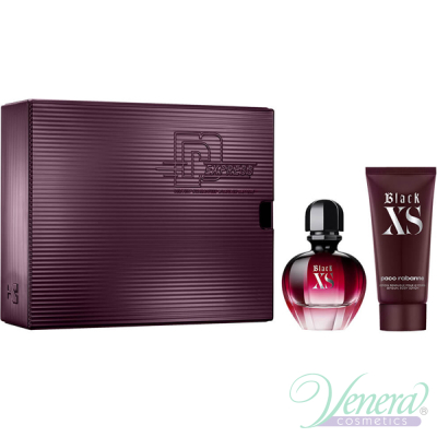 Paco Rabanne Black XS Eau de Parfum Set (EDP 50ml + BL 75ml) pentru Femei Seturi