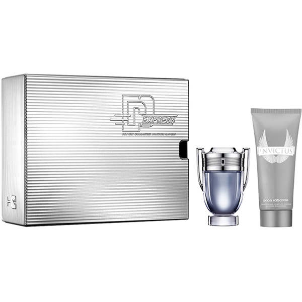 Paco Rabanne Invictus Set (EDT 50ml + Shower Gel 100ml) pentru Bărbați