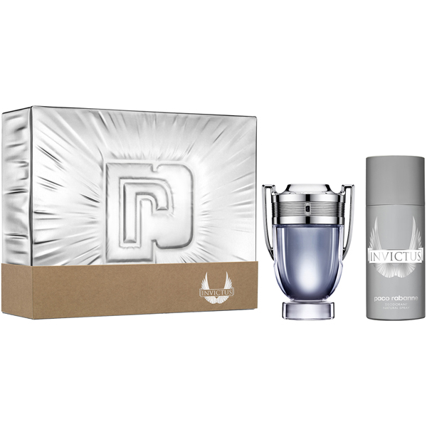 Paco Rabanne Invictus Set (EDT 100ml + Deo Spray 150ml) pentru Bărbați