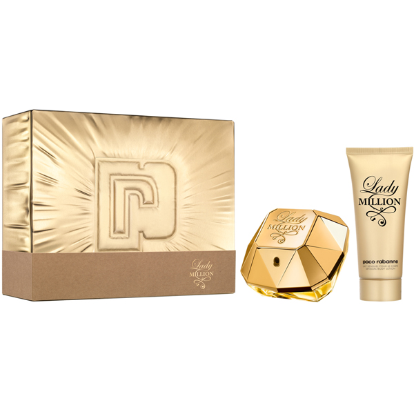 Paco Rabanne Lady Million Set (EDP 80ml + BL 100ml) pentru Femei