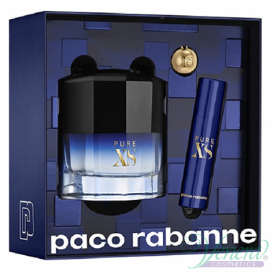 Paco Rabanne Pure XS Set (EDT 50ml + EDT 10ml + Key Chain) pentru Bărbați Seturi