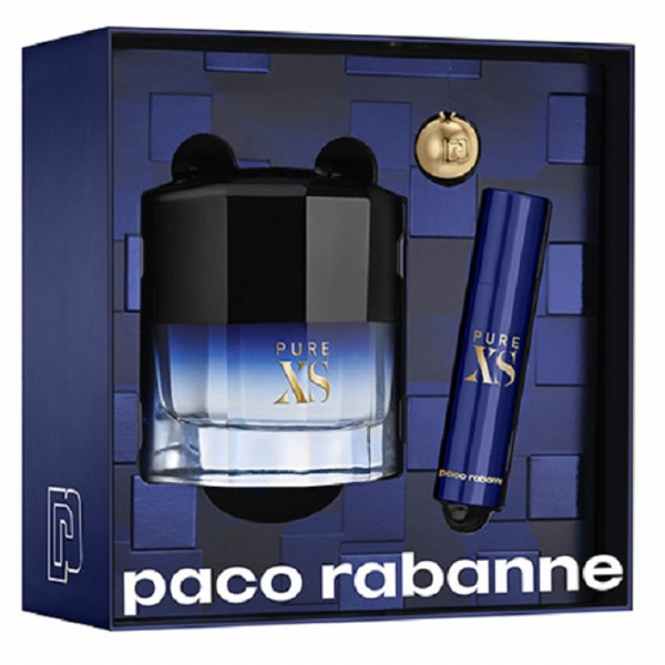 Paco Rabanne Pure XS Set (EDT 50ml + EDT 10ml + Key Chain) pentru Bărbați