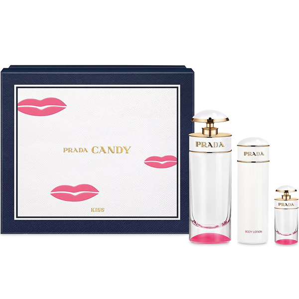Prada Candy Kiss Set (EDP 80ml + EDP 7ml + BL 75ml) pentru Femei