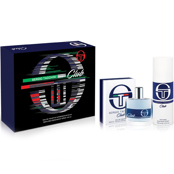 Sergio Tacchini Club Set (EDT 50ml + Deo Spray 150ml) pentru Bărbați