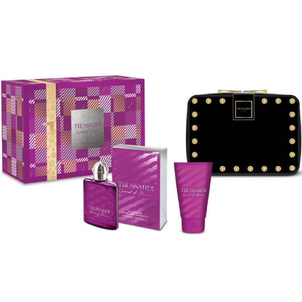 Trussardi Sound of Donna Set (EDP 100ml + BL 100ml + Bag) pentru Femei