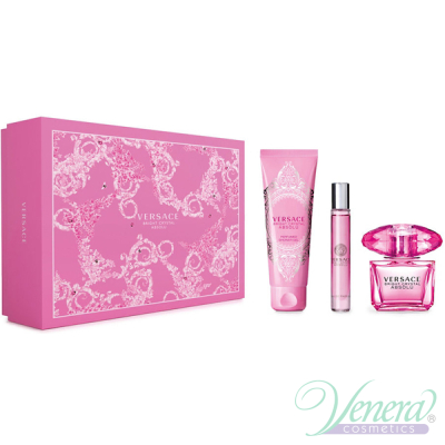 Versace Bright Crystal Absolu Set (EDP 90ml + EDP Roll On 10ml + SG 150ml) pentru Femei Women's Gift Sets